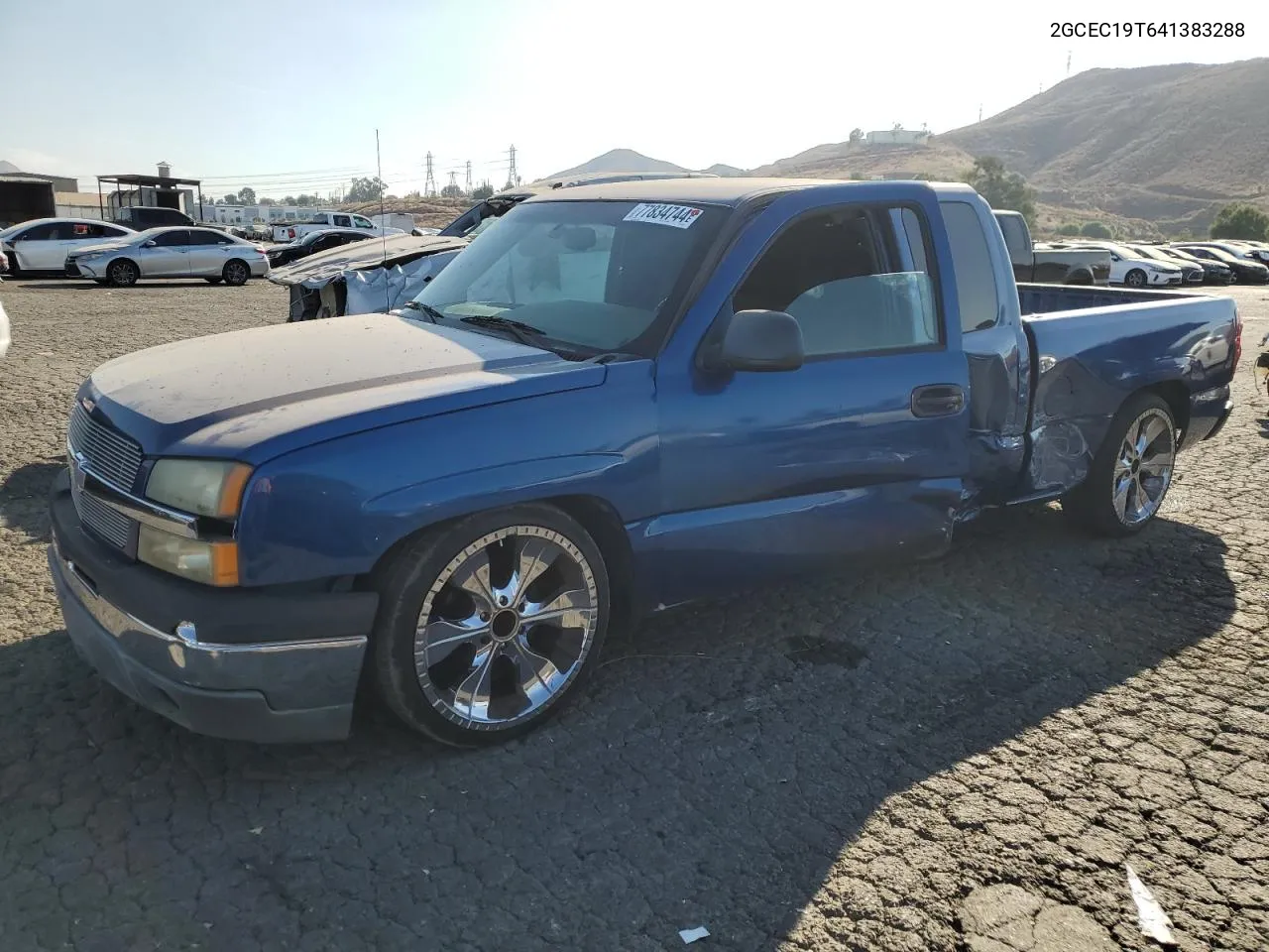 2004 Chevrolet Silverado C1500 VIN: 2GCEC19T641383288 Lot: 77834744