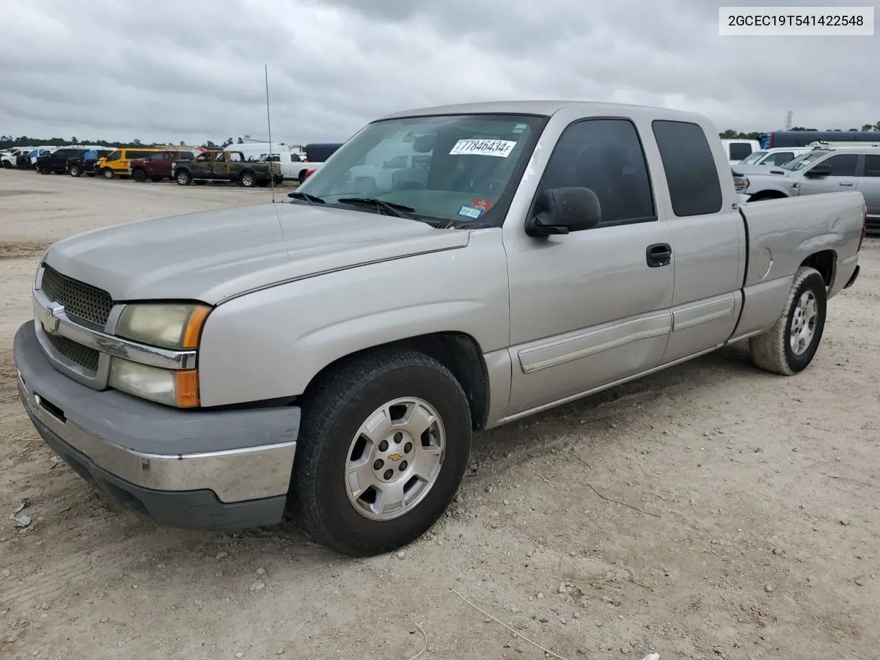 2004 Chevrolet Silverado C1500 VIN: 2GCEC19T541422548 Lot: 77846434