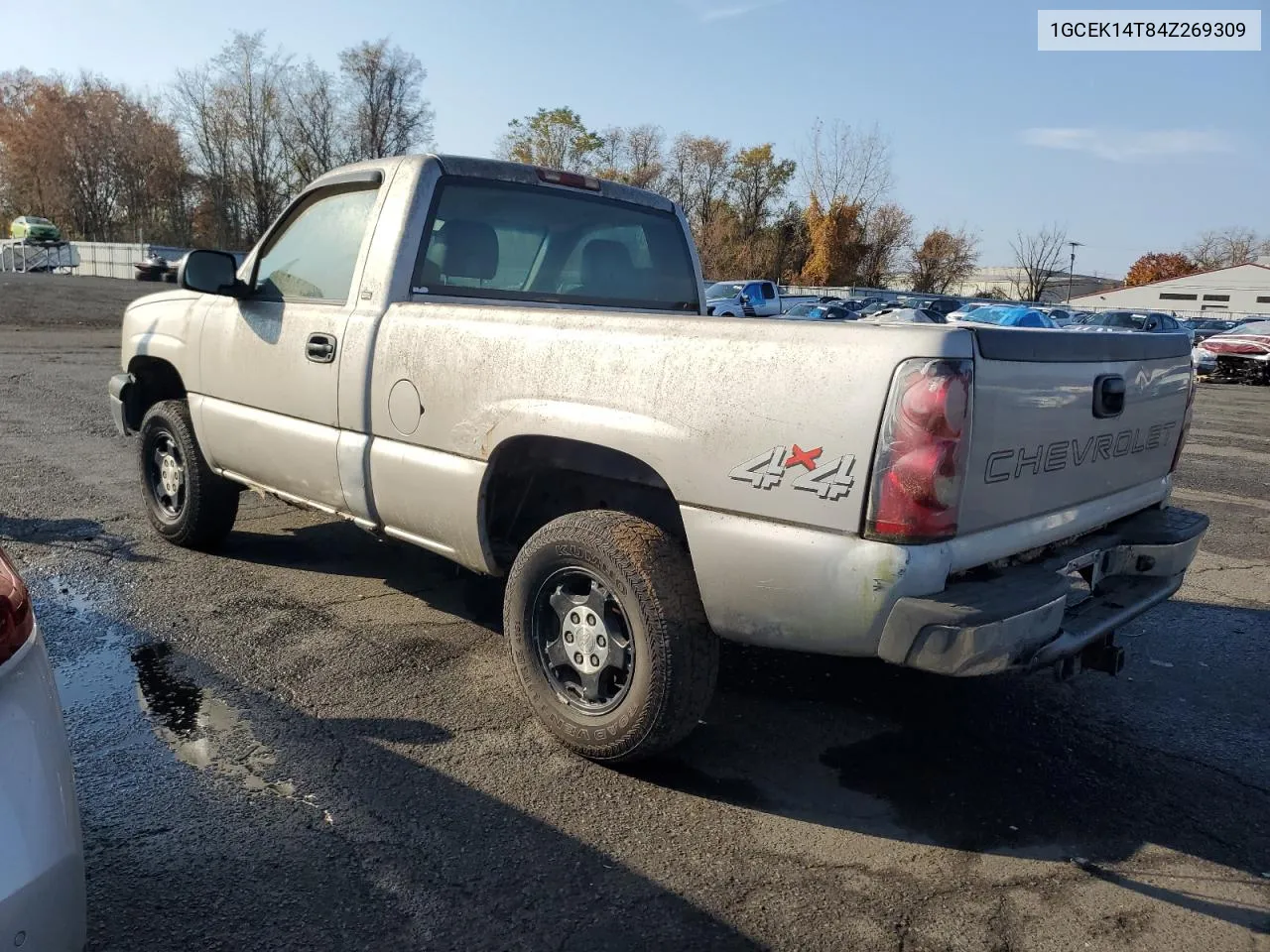 2004 Chevrolet Silverado K1500 VIN: 1GCEK14T84Z269309 Lot: 78146584