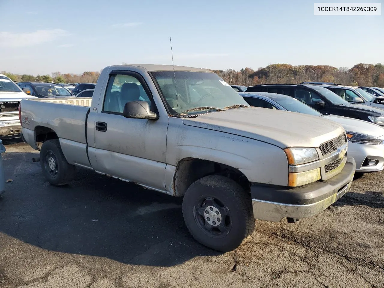 2004 Chevrolet Silverado K1500 VIN: 1GCEK14T84Z269309 Lot: 78146584