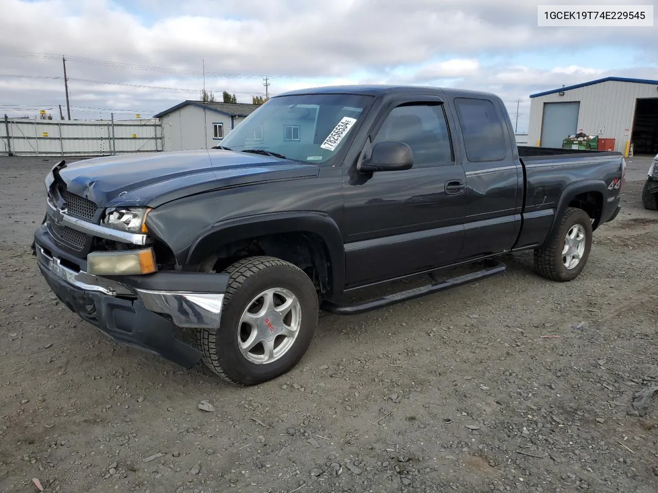 2004 Chevrolet Silverado K1500 VIN: 1GCEK19T74E229545 Lot: 78256534