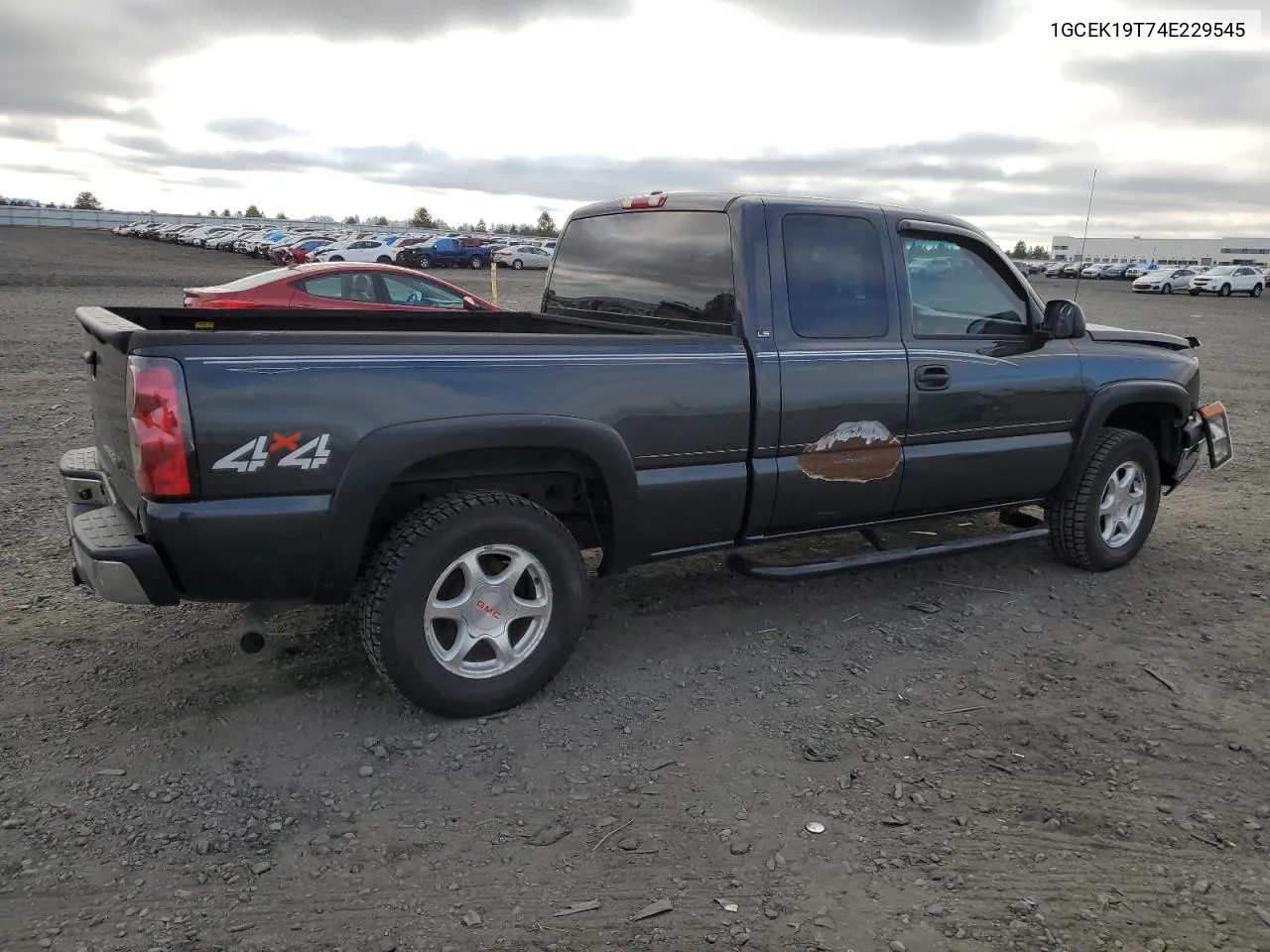 2004 Chevrolet Silverado K1500 VIN: 1GCEK19T74E229545 Lot: 78256534