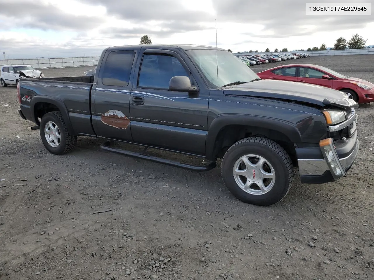 2004 Chevrolet Silverado K1500 VIN: 1GCEK19T74E229545 Lot: 78256534