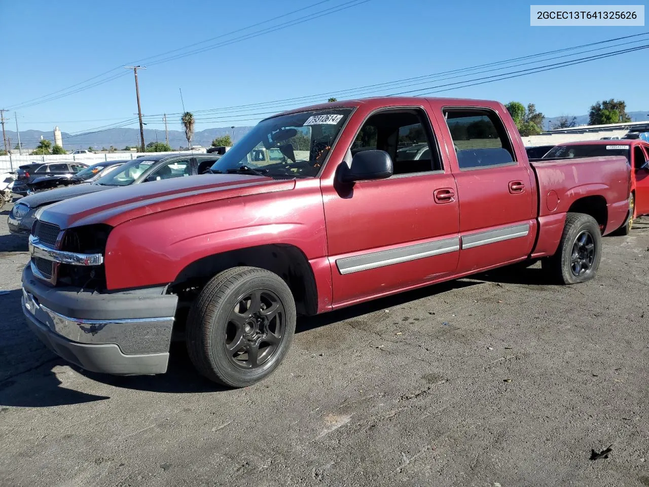 2004 Chevrolet Silverado C1500 VIN: 2GCEC13T641325626 Lot: 79312614