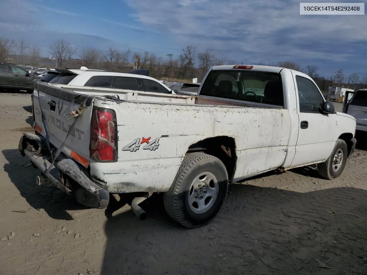 2004 Chevrolet Silverado K1500 VIN: 1GCEK14T54E292408 Lot: 79575014