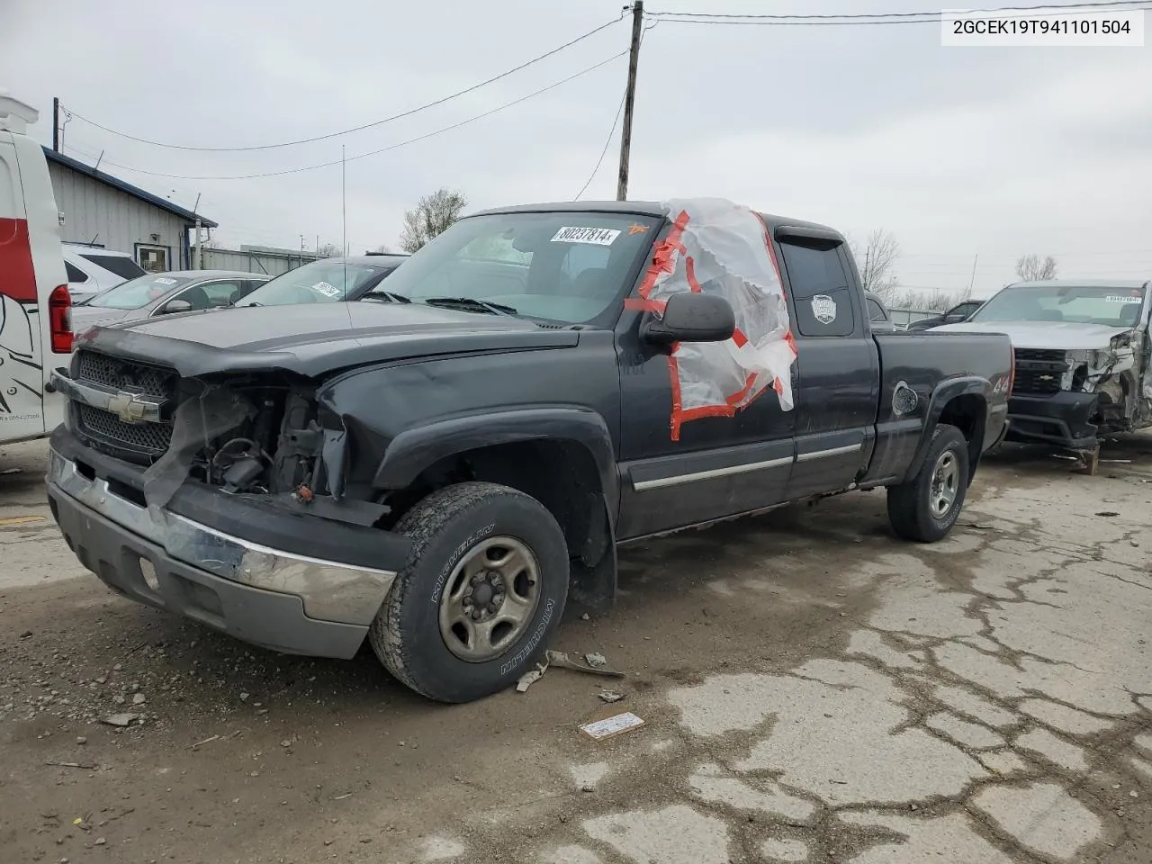 2004 Chevrolet Silverado K1500 VIN: 2GCEK19T941101504 Lot: 80237814