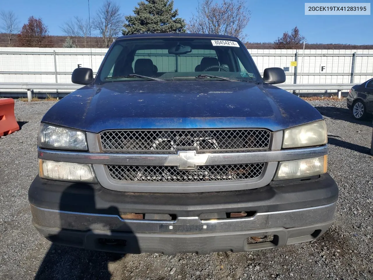 2004 Chevrolet Silverado K1500 VIN: 2GCEK19TX41283195 Lot: 80454214