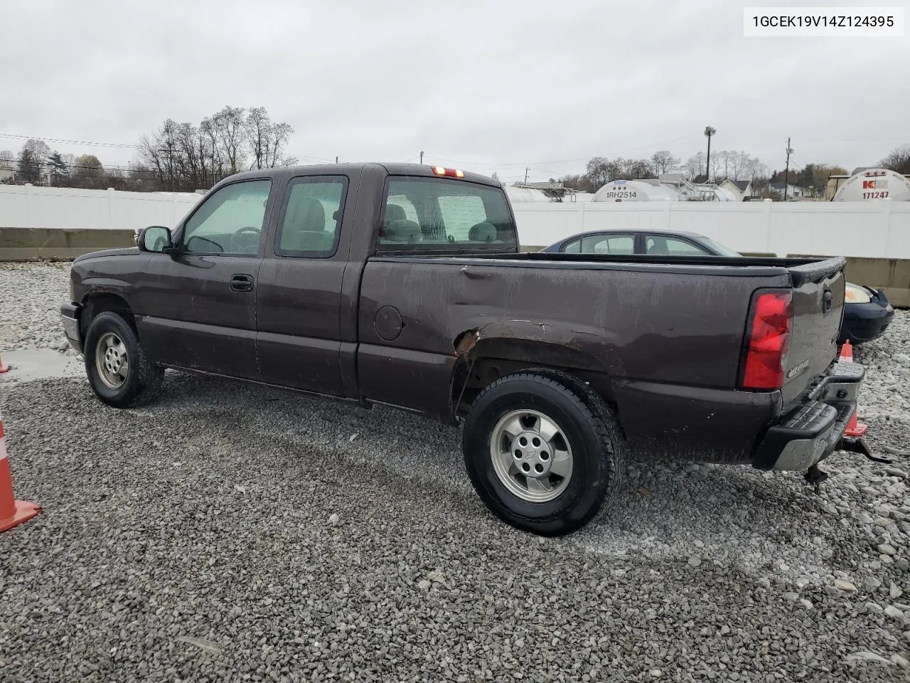 2004 Chevrolet Silverado K1500 VIN: 1GCEK19V14Z124395 Lot: 80518214