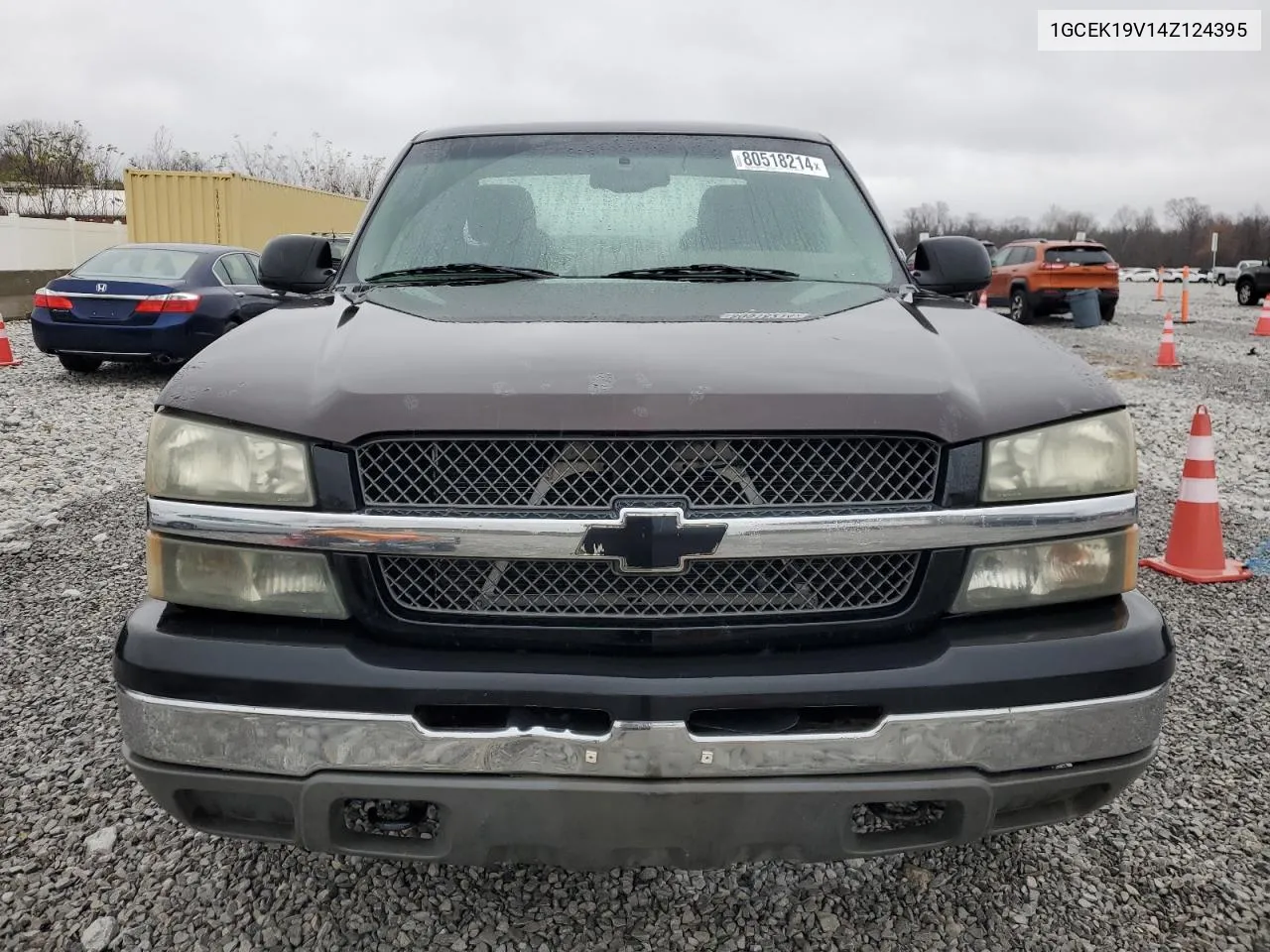 2004 Chevrolet Silverado K1500 VIN: 1GCEK19V14Z124395 Lot: 80518214