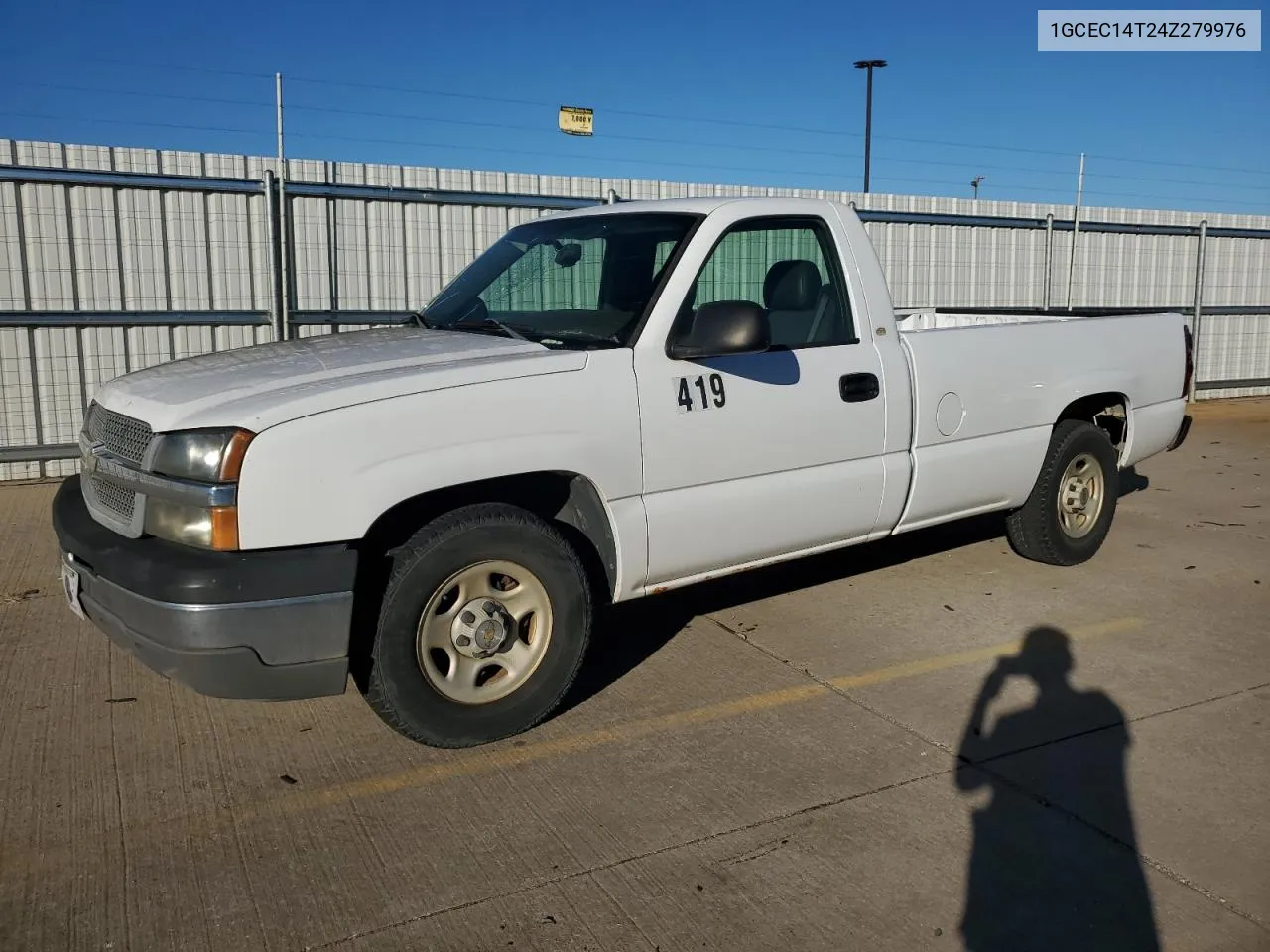 2004 Chevrolet Silverado C1500 VIN: 1GCEC14T24Z279976 Lot: 80688814