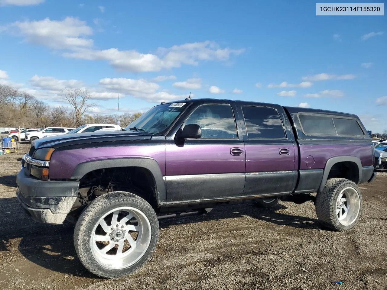 2004 Chevrolet Silverado K2500 Heavy Duty VIN: 1GCHK23114F155320 Lot: 81169384