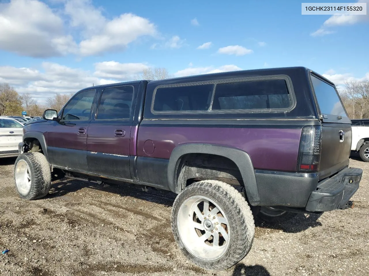 2004 Chevrolet Silverado K2500 Heavy Duty VIN: 1GCHK23114F155320 Lot: 81169384