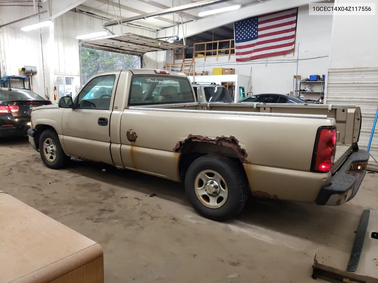 2004 Chevrolet Silverado C1500 VIN: 1GCEC14X04Z117556 Lot: 81362044