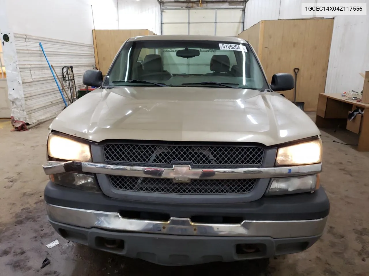 2004 Chevrolet Silverado C1500 VIN: 1GCEC14X04Z117556 Lot: 81362044