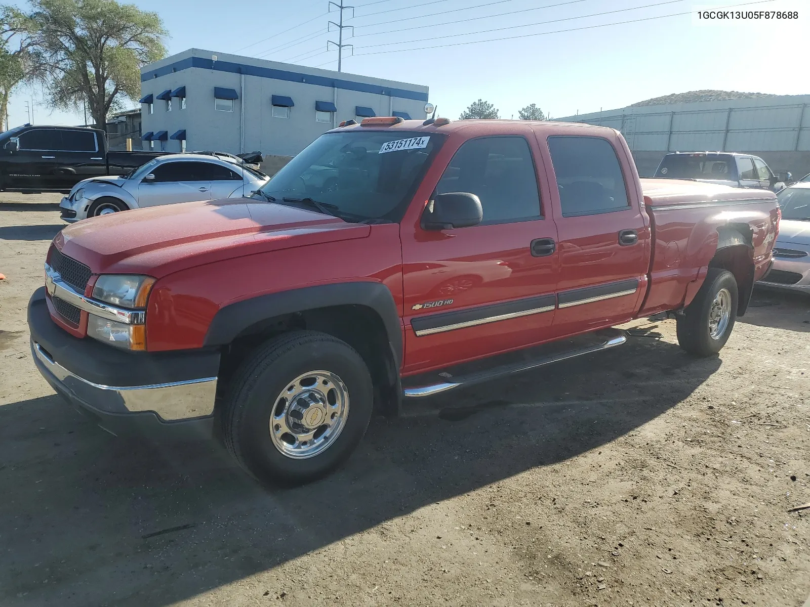 2005 Chevrolet Silverado K1500 Heavy Duty VIN: 1GCGK13U05F878688 Lot: 53151174