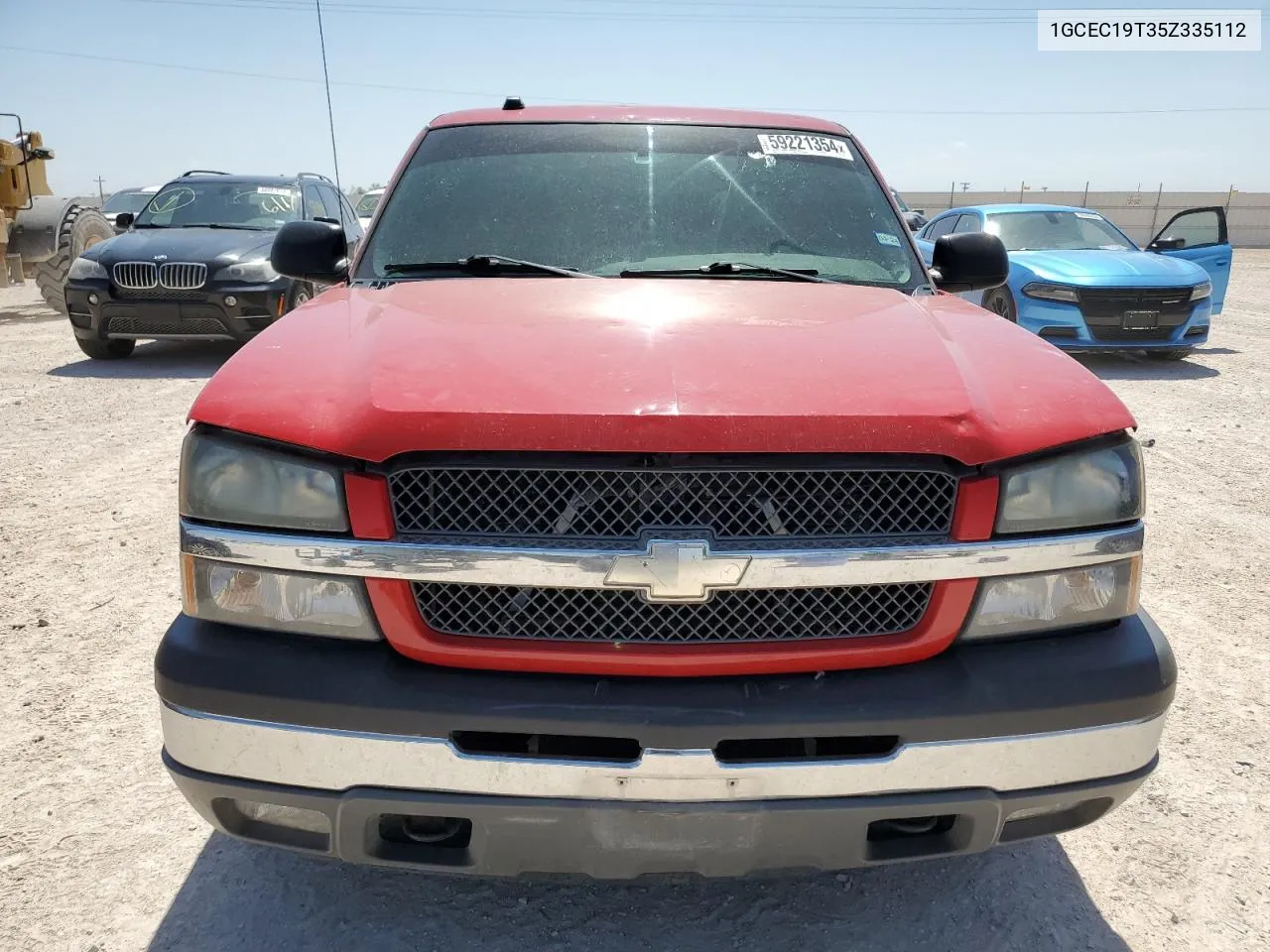 2005 Chevrolet Silverado C1500 VIN: 1GCEC19T35Z335112 Lot: 59221354