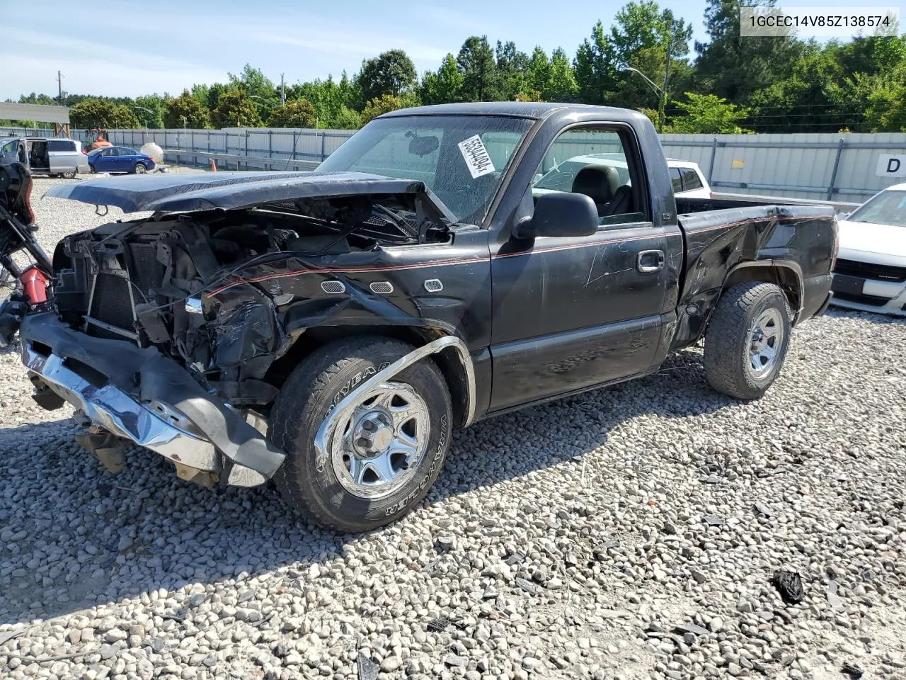 2005 Chevrolet Silverado C1500 VIN: 1GCEC14V85Z138574 Lot: 59413614