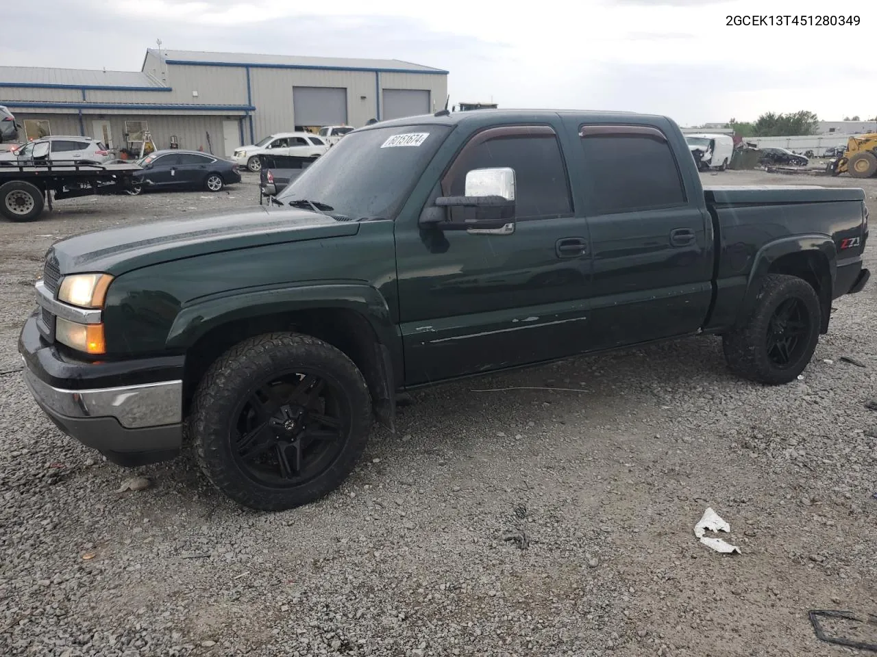 2005 Chevrolet Silverado K1500 VIN: 2GCEK13T451280349 Lot: 60151674