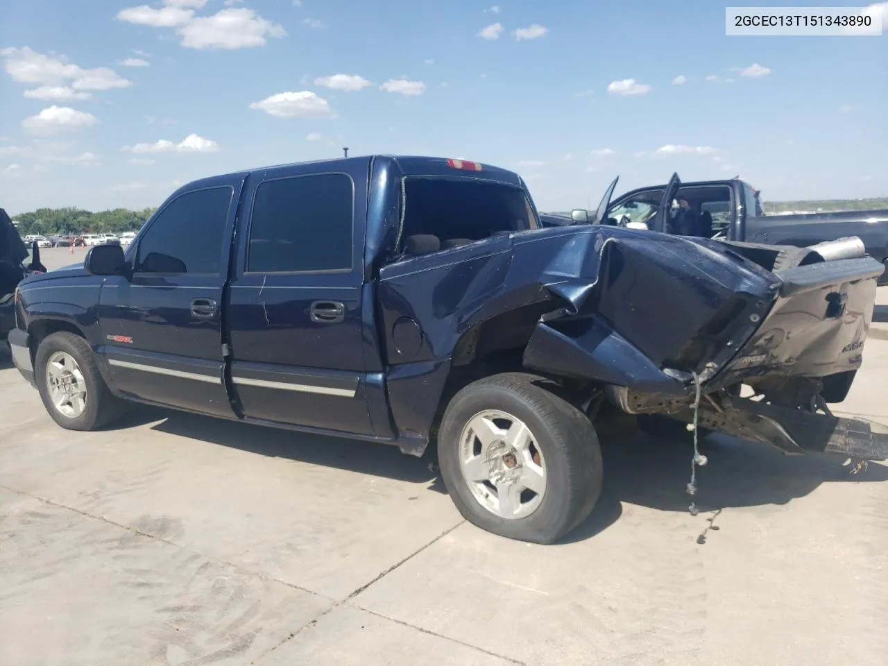 2005 Chevrolet Silverado C1500 VIN: 2GCEC13T151343890 Lot: 60664764