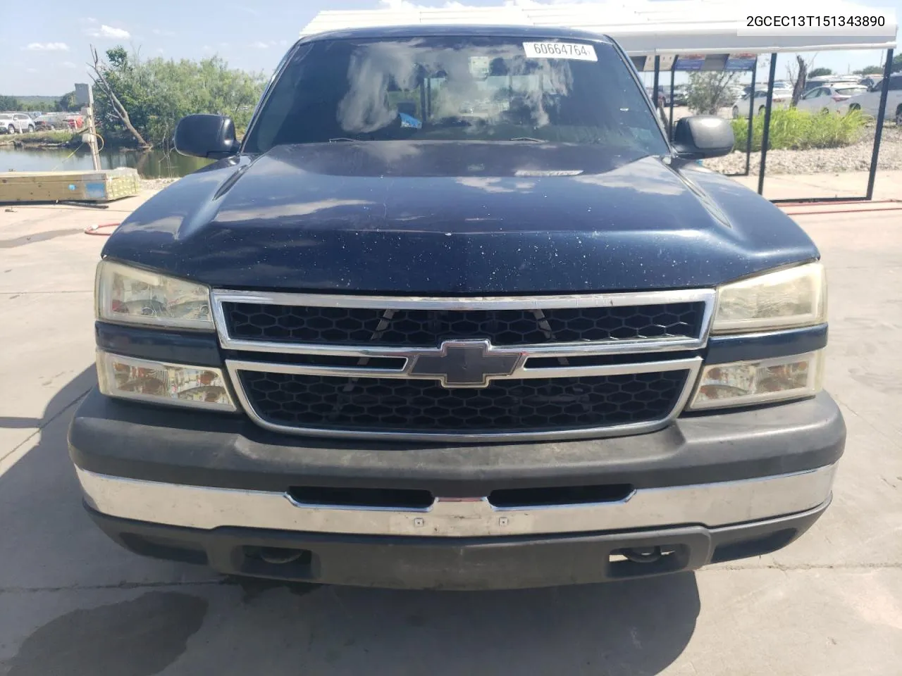 2005 Chevrolet Silverado C1500 VIN: 2GCEC13T151343890 Lot: 60664764