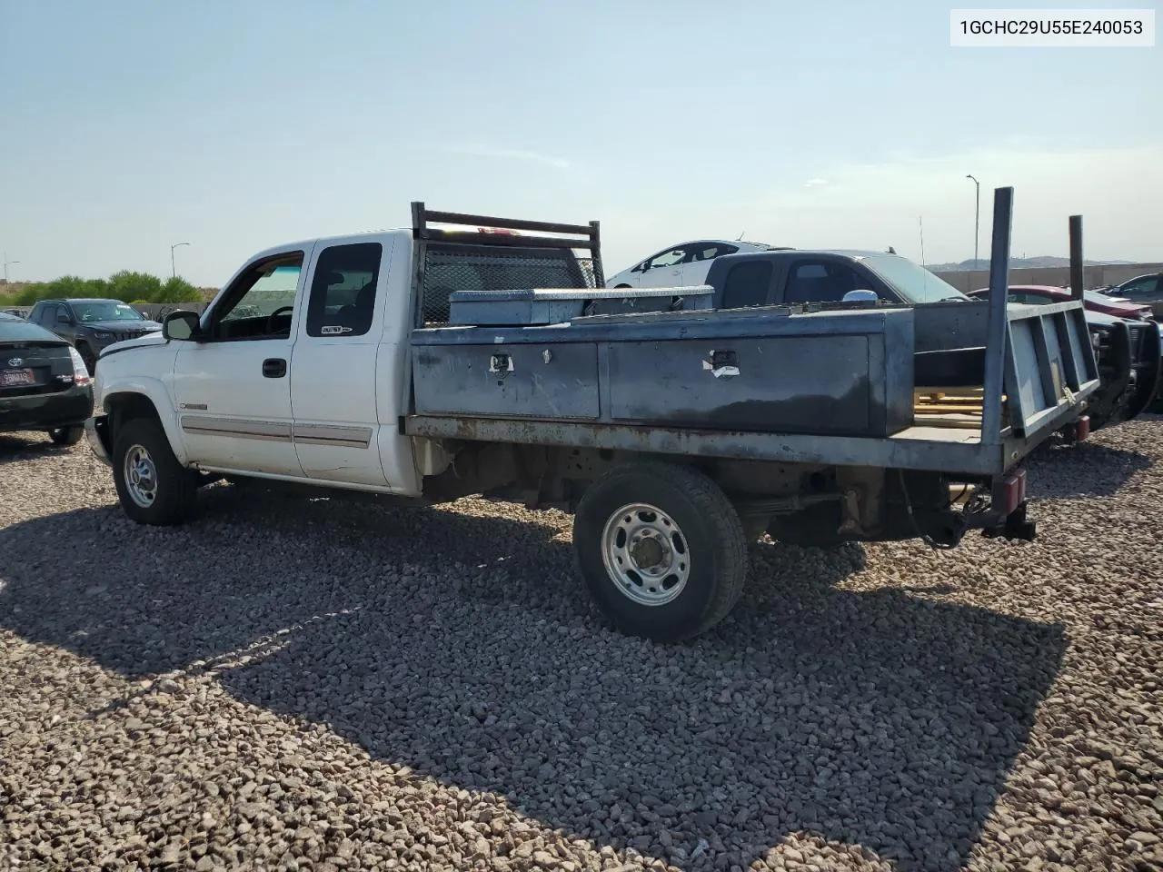 2005 Chevrolet Silverado C2500 Heavy Duty VIN: 1GCHC29U55E240053 Lot: 63507774