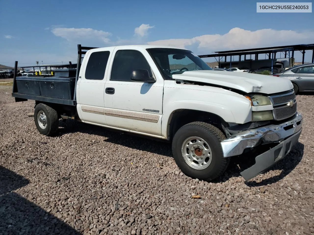 2005 Chevrolet Silverado C2500 Heavy Duty VIN: 1GCHC29U55E240053 Lot: 63507774