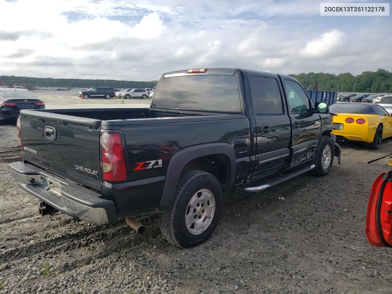 2005 Chevrolet Silverado K1500 VIN: 2GCEK13T351122178 Lot: 63778104