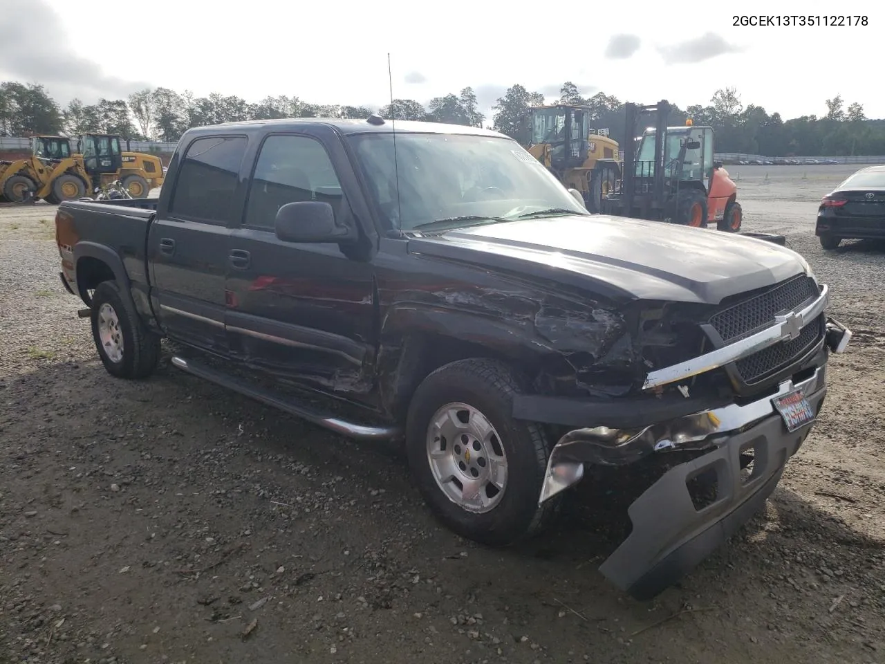 2005 Chevrolet Silverado K1500 VIN: 2GCEK13T351122178 Lot: 63778104