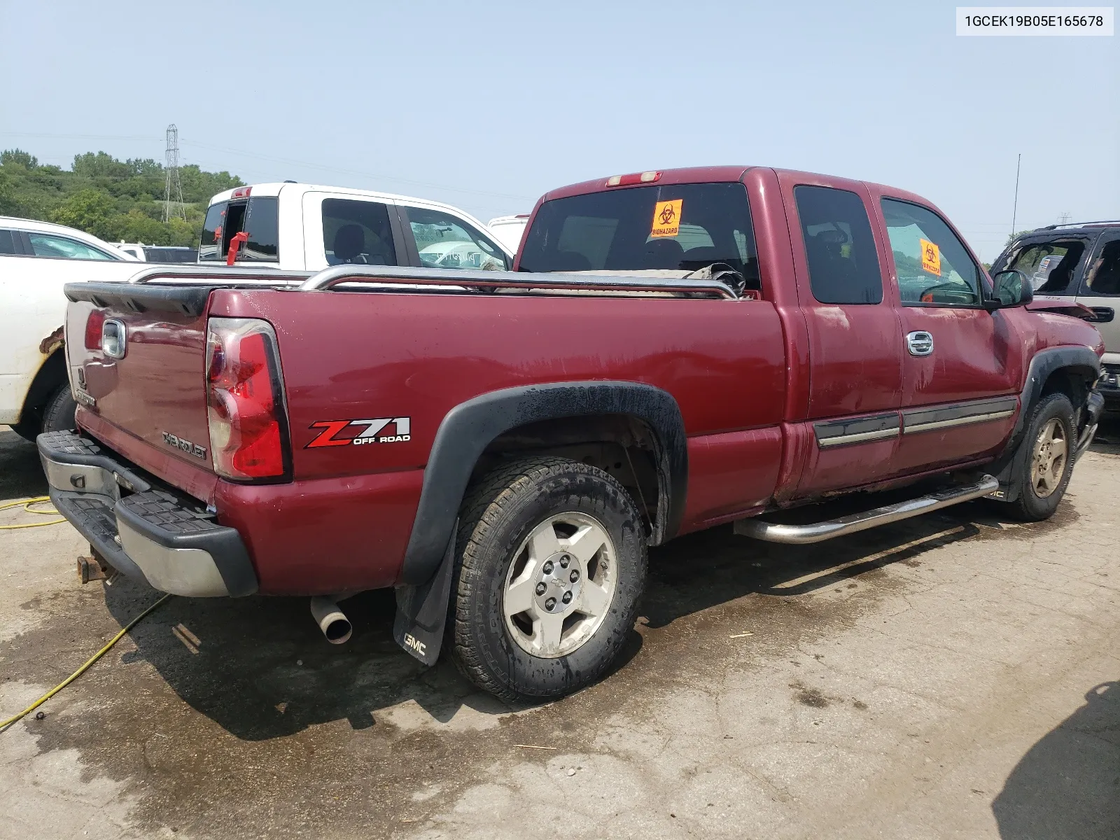 2005 Chevrolet Silverado K1500 VIN: 1GCEK19B05E165678 Lot: 64679574