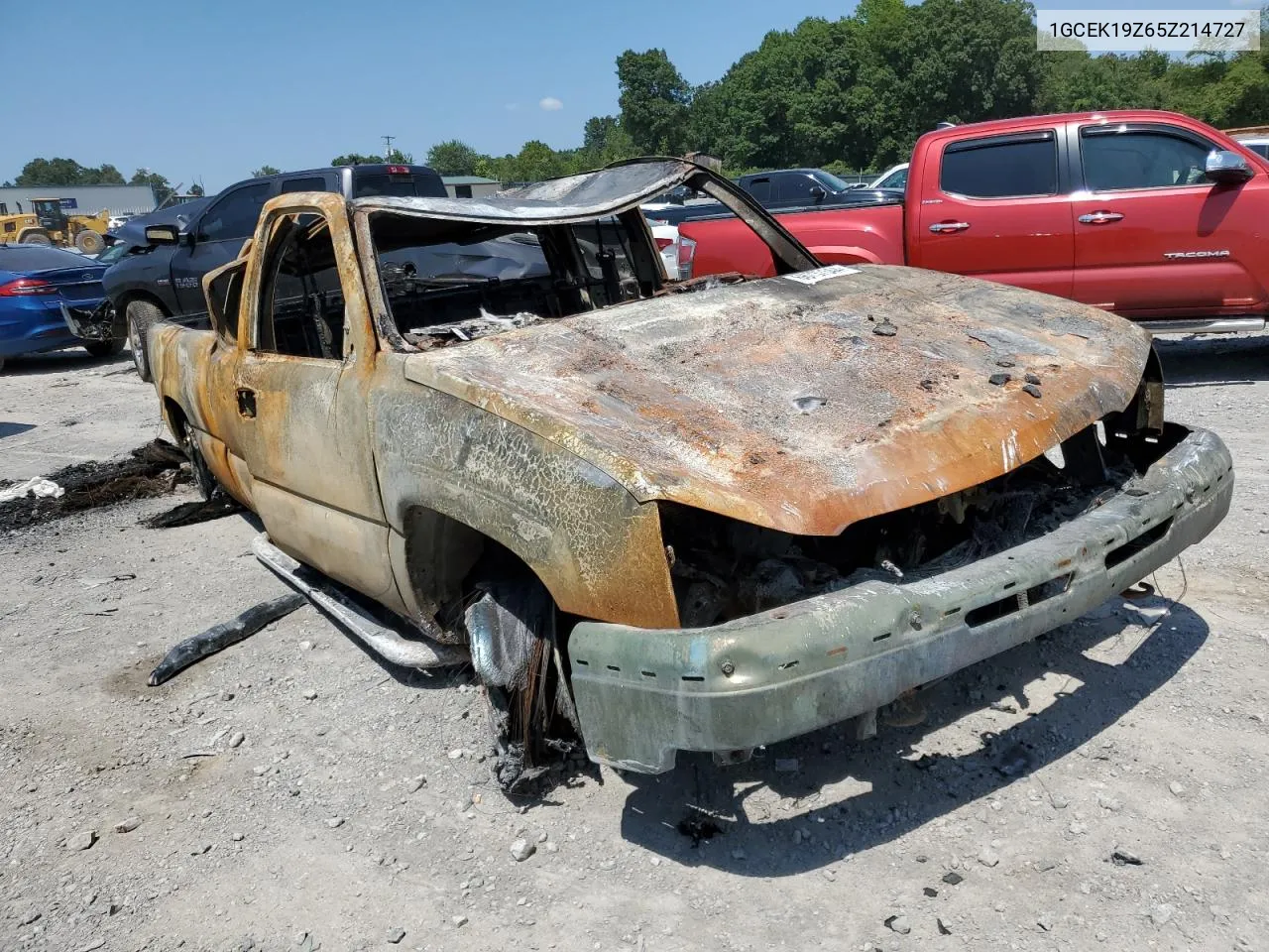 2005 Chevrolet Silverado K1500 VIN: 1GCEK19Z65Z214727 Lot: 66737344