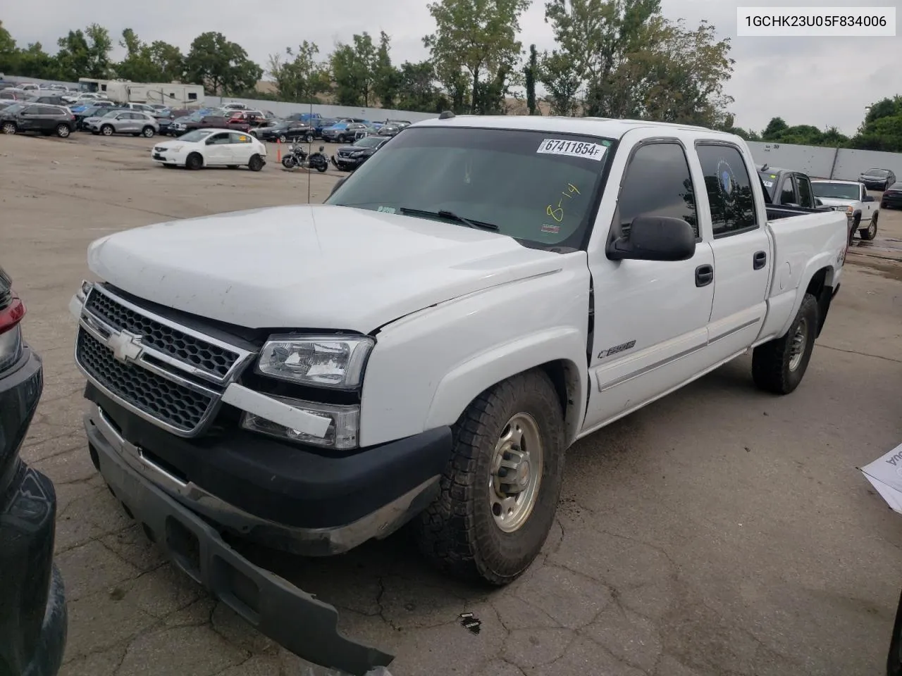 2005 Chevrolet Silverado K2500 Heavy Duty VIN: 1GCHK23U05F834006 Lot: 67411854