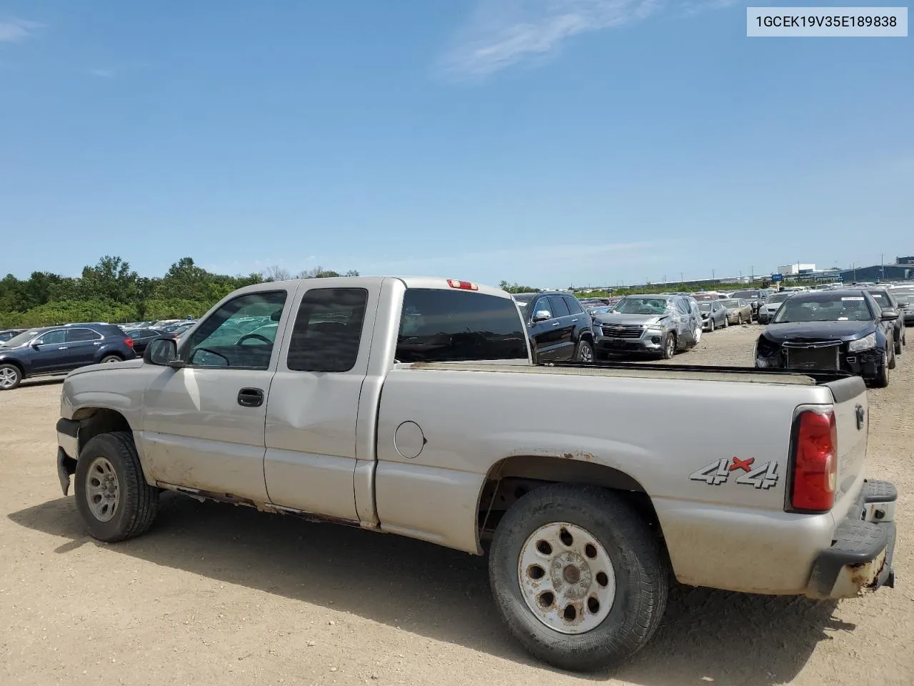 2005 Chevrolet Silverado K1500 VIN: 1GCEK19V35E189838 Lot: 67651894