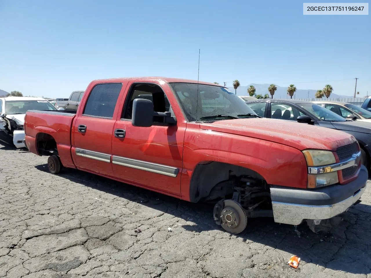 2GCEC13T751196247 2005 Chevrolet Silverado C1500