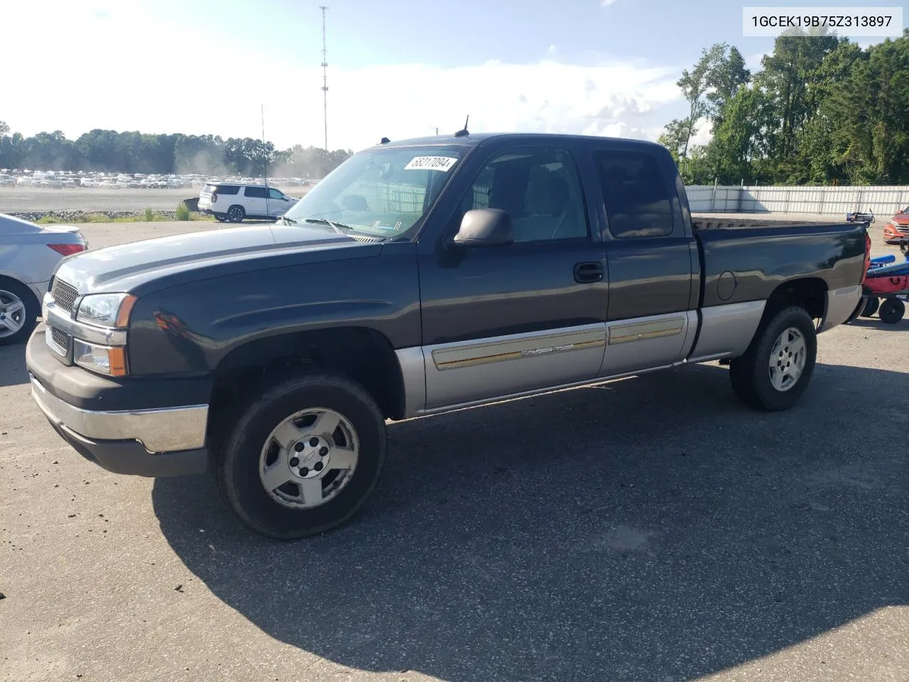 2005 Chevrolet Silverado K1500 VIN: 1GCEK19B75Z313897 Lot: 68217094