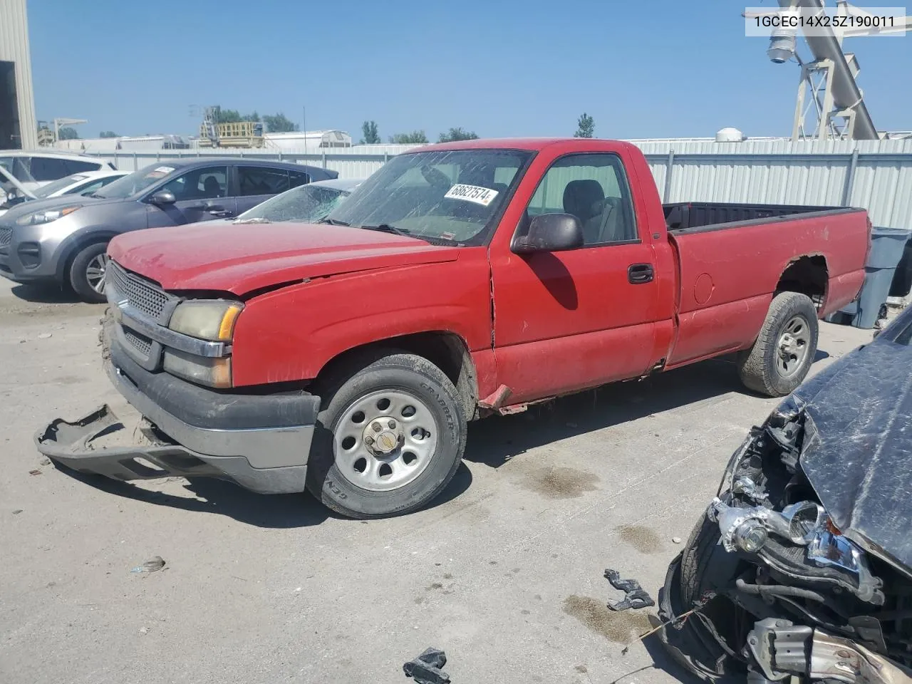 1GCEC14X25Z190011 2005 Chevrolet Silverado C1500