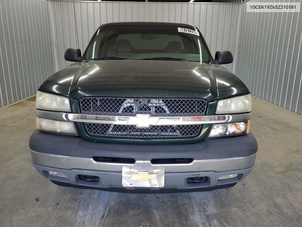 2005 Chevrolet Silverado K1500 VIN: 1GCEK19Z65Z210581 Lot: 68707294