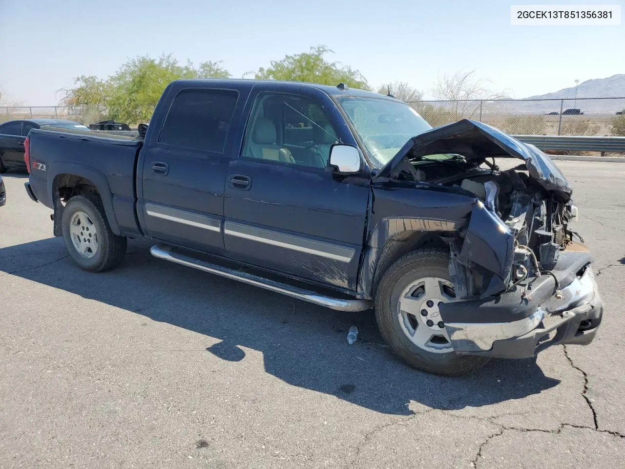 2005 Chevrolet Silverado K1500 VIN: 2GCEK13T851356381 Lot: 68854844