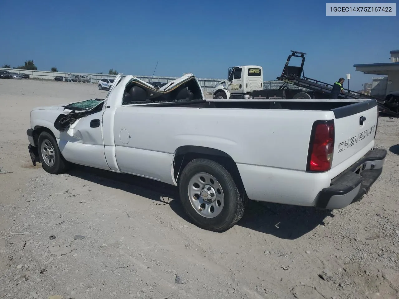 2005 Chevrolet Silverado C1500 VIN: 1GCEC14X75Z167422 Lot: 68875484