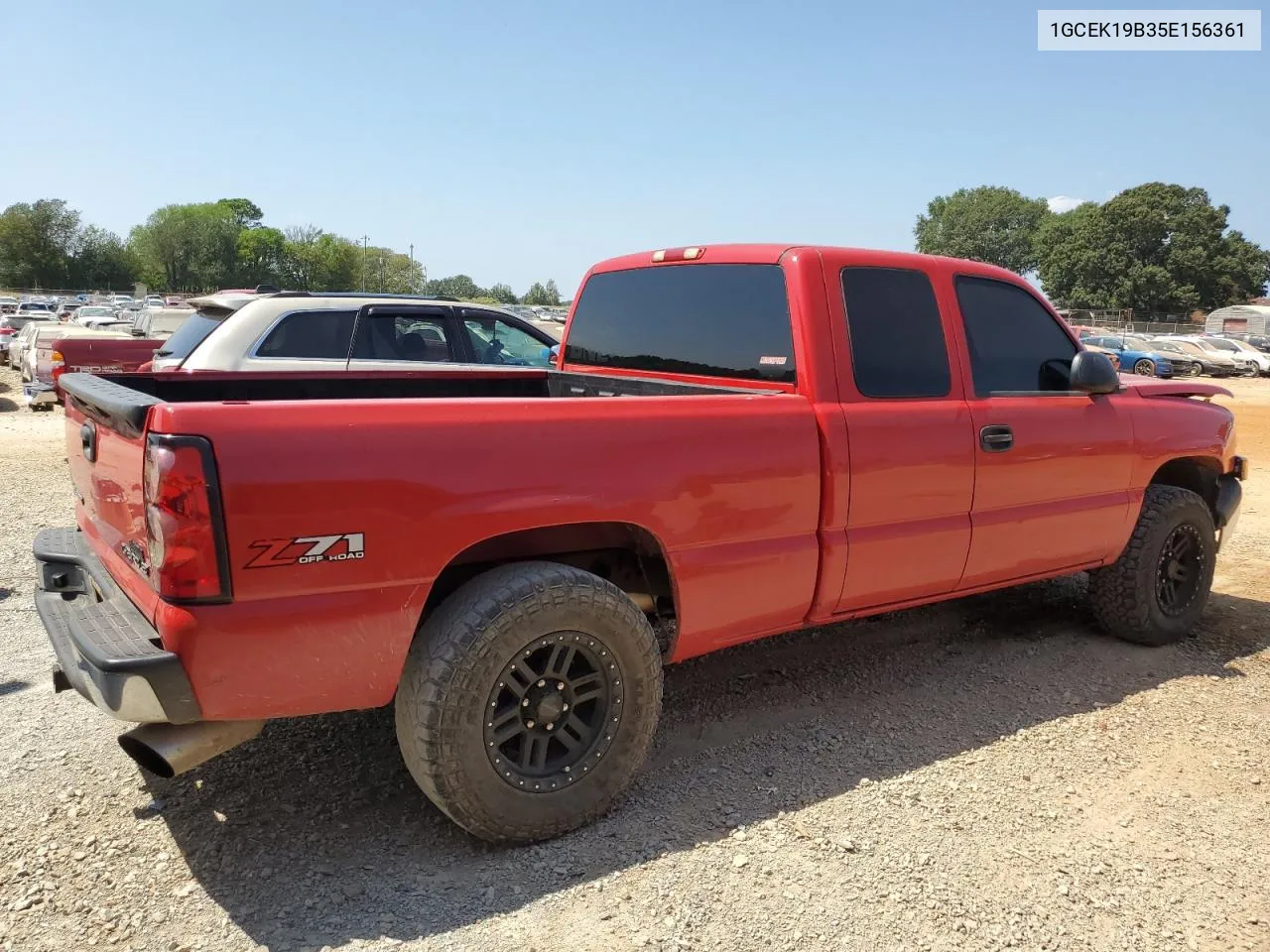 2005 Chevrolet Silverado K1500 VIN: 1GCEK19B35E156361 Lot: 68994864