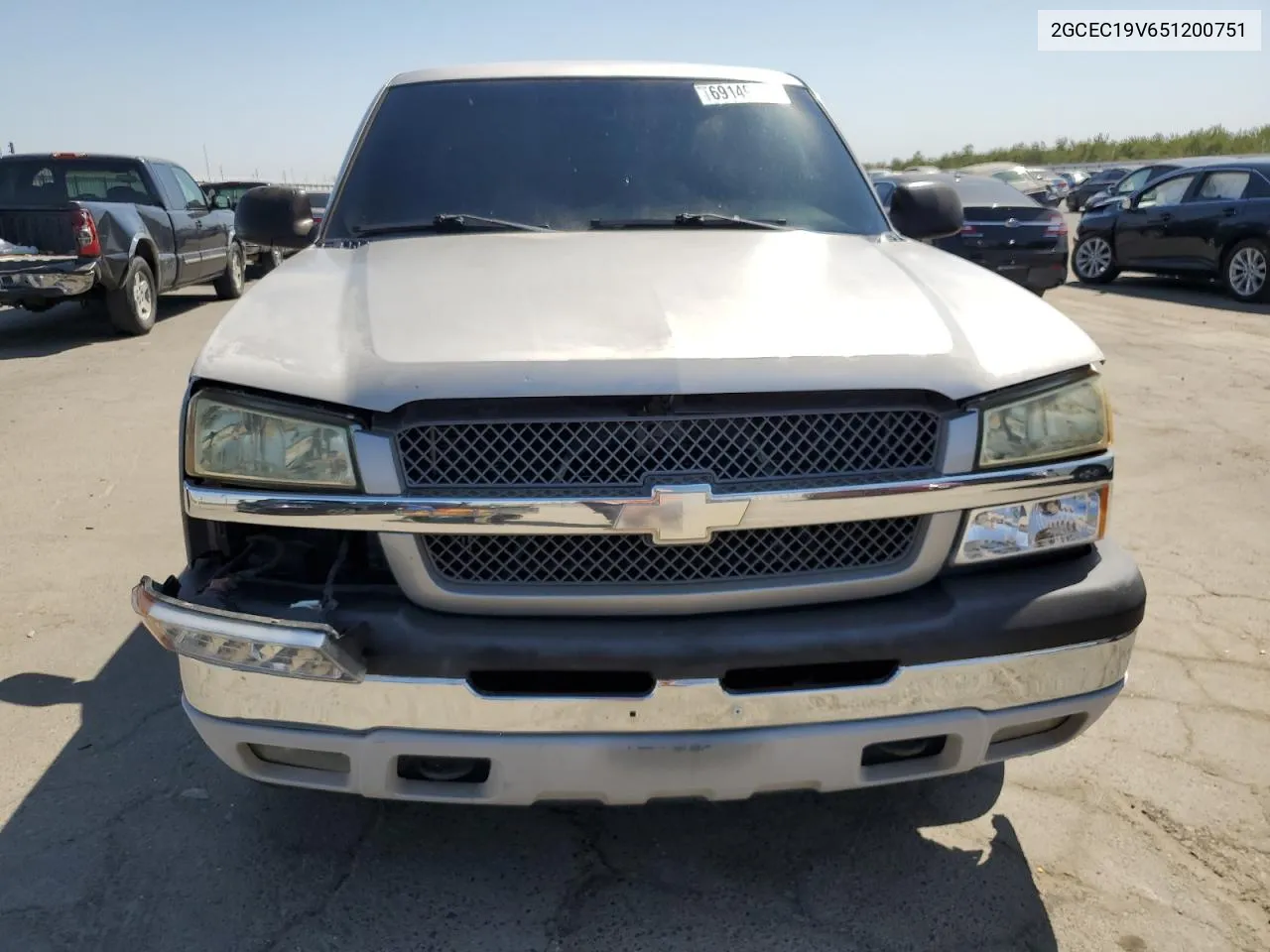 2005 Chevrolet Silverado C1500 VIN: 2GCEC19V651200751 Lot: 69149674