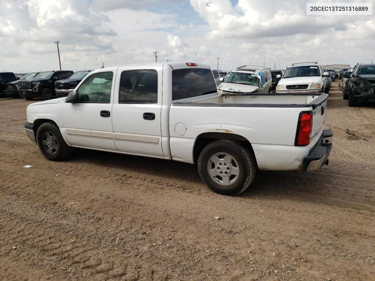 2005 Chevrolet Silverado C1500 VIN: 2GCEC13T251316889 Lot: 69177624