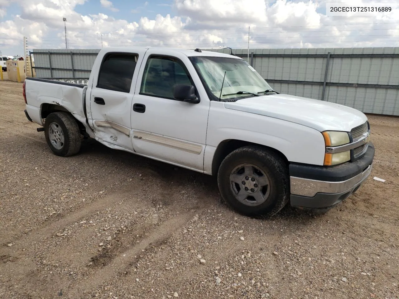 2005 Chevrolet Silverado C1500 VIN: 2GCEC13T251316889 Lot: 69177624