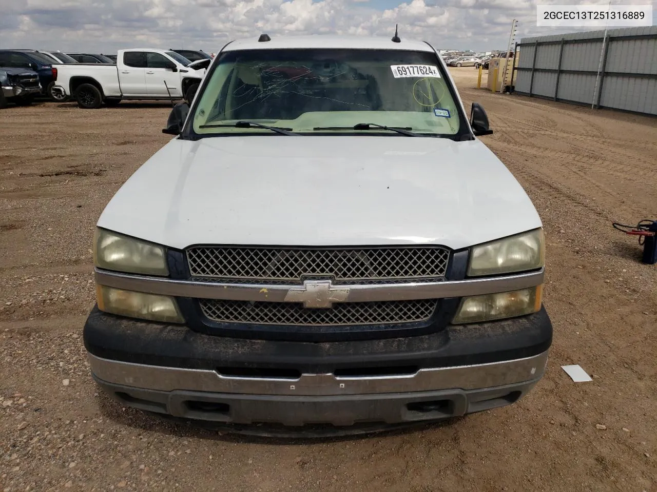 2005 Chevrolet Silverado C1500 VIN: 2GCEC13T251316889 Lot: 69177624