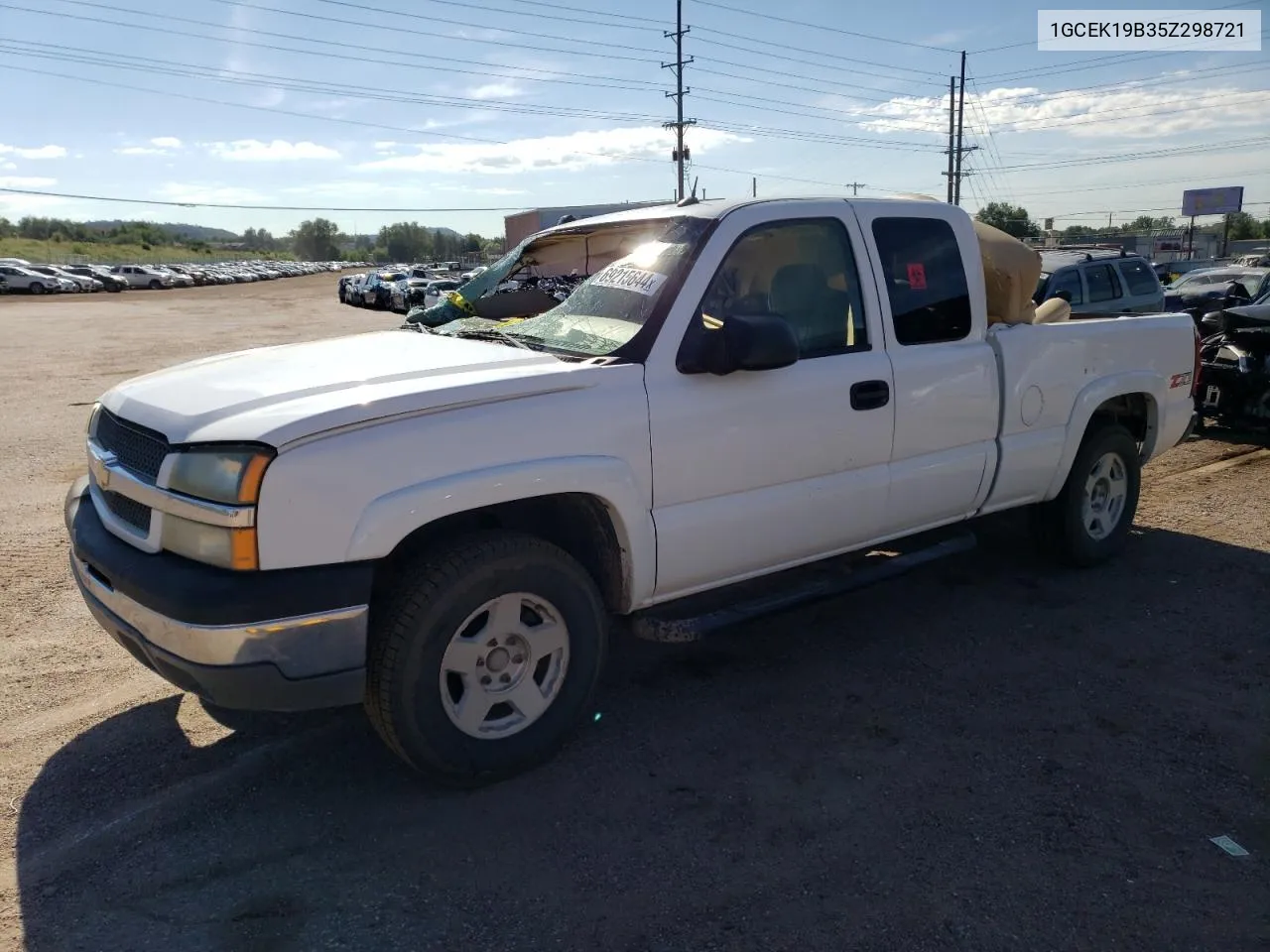 2005 Chevrolet Silverado K1500 VIN: 1GCEK19B35Z298721 Lot: 69215644