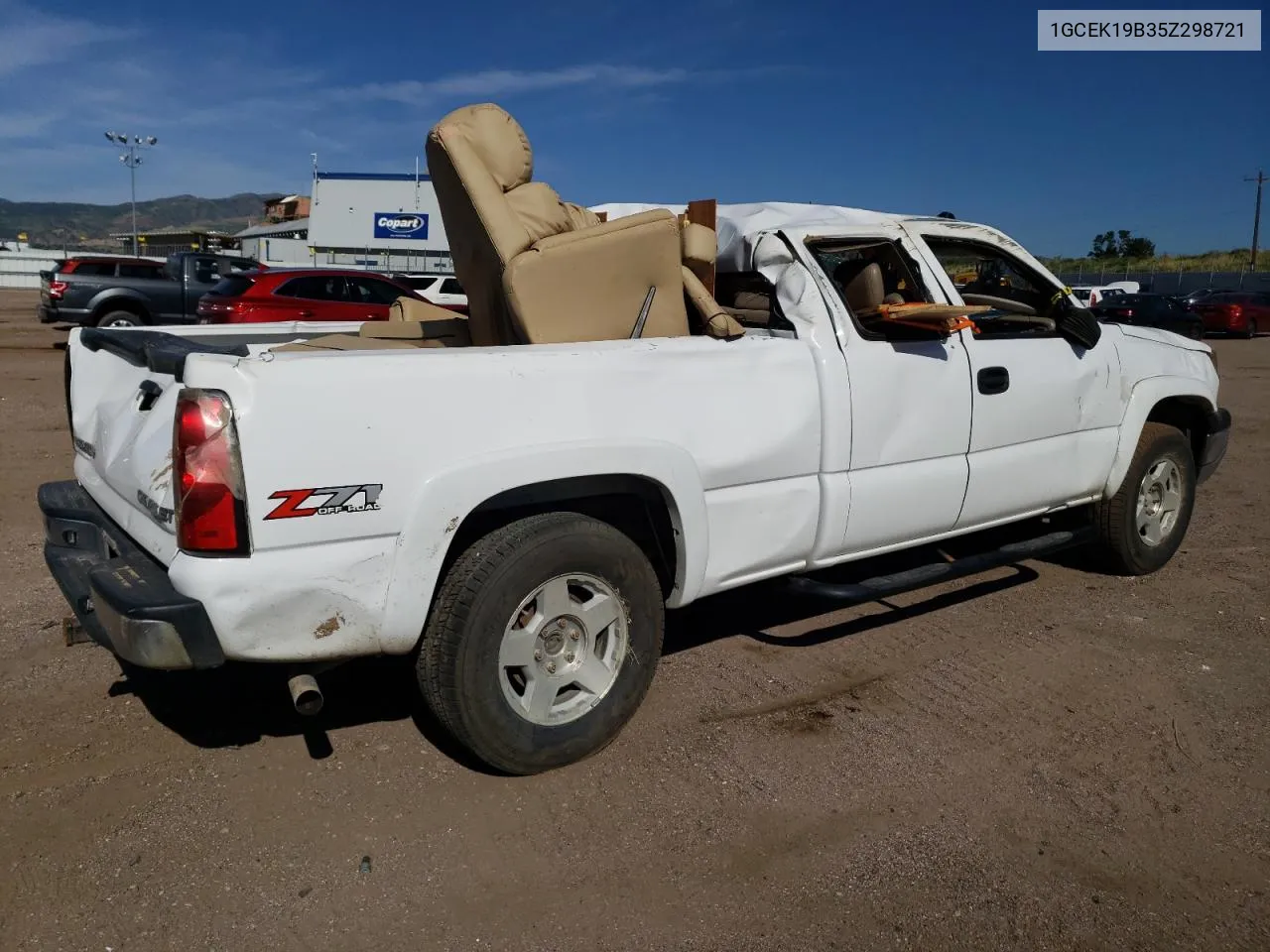 2005 Chevrolet Silverado K1500 VIN: 1GCEK19B35Z298721 Lot: 69215644