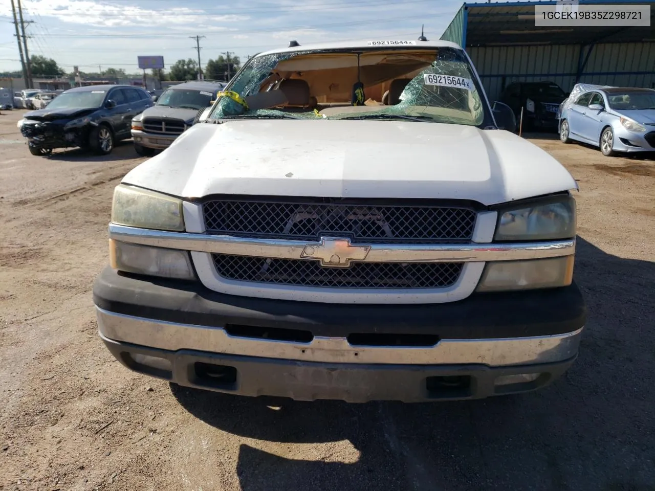 2005 Chevrolet Silverado K1500 VIN: 1GCEK19B35Z298721 Lot: 69215644