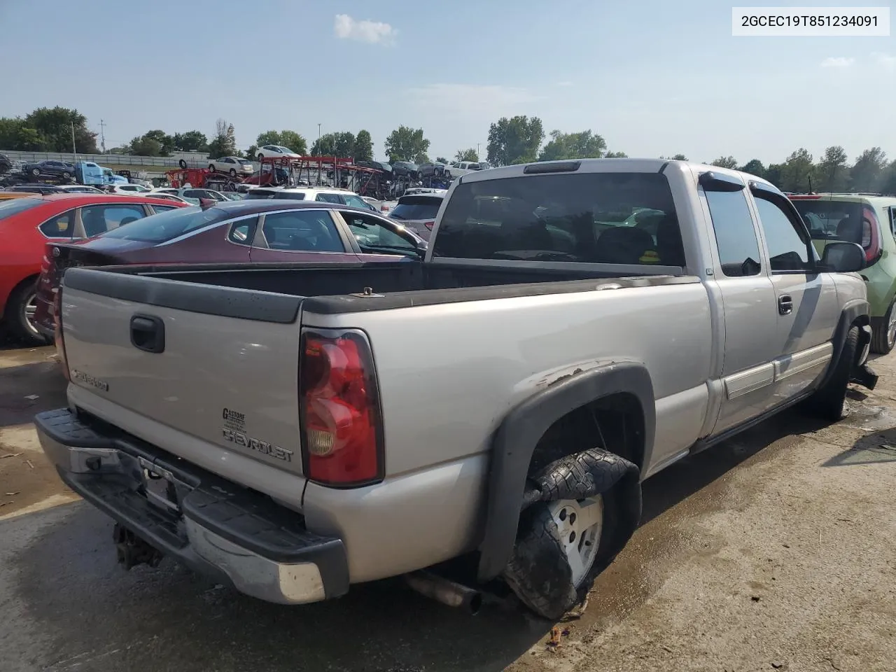 2005 Chevrolet Silverado C1500 VIN: 2GCEC19T851234091 Lot: 69255524