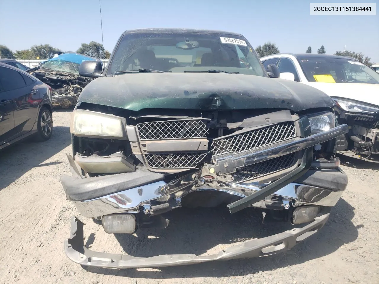 2005 Chevrolet Silverado C1500 VIN: 2GCEC13T151384441 Lot: 69667094