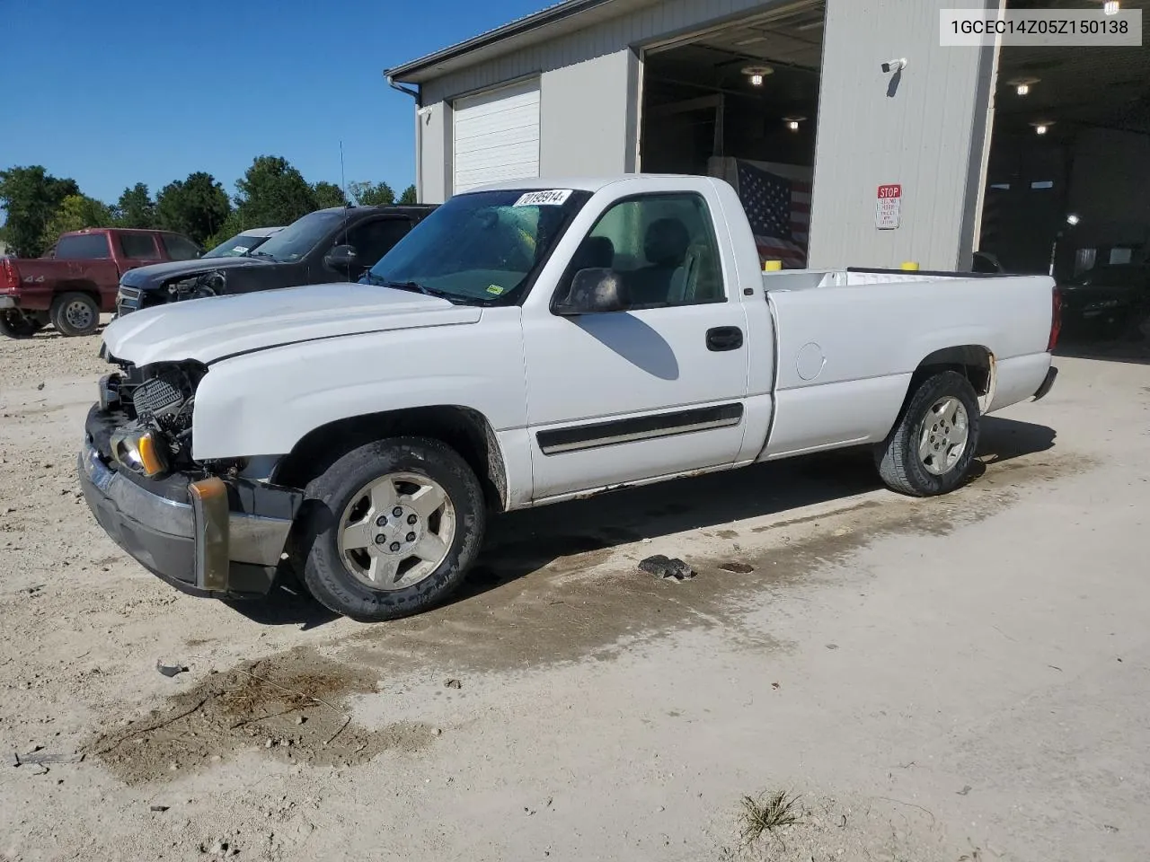 2005 Chevrolet Silverado C1500 VIN: 1GCEC14Z05Z150138 Lot: 70195914