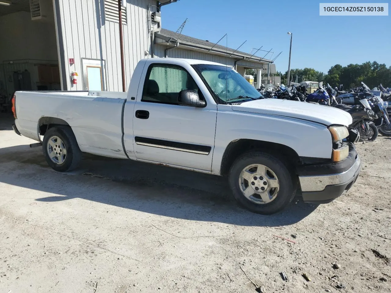 2005 Chevrolet Silverado C1500 VIN: 1GCEC14Z05Z150138 Lot: 70195914